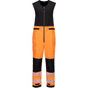 PORTWEST PW3 Hi-Vis Regenhose (3L) Orange/Schwarz