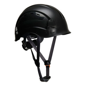 PORTWEST PS63 - belüfteter Endurance Helm für Höhenarbeiten Schwarz