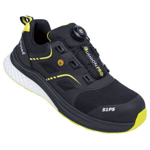 ELYSEE CUSHIONPRO FLEX I Halbschuhe S1PS FO SR SC ESD Schwarz/Gelb