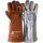 HASE FULDA-ALU Schweißer.- Hitzeschutz-Handschuhe Gr.10 Braun