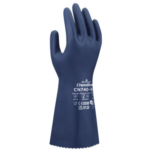 SHOWA CN-740 Chemikalienschutzhandschuhe Nitril, Schnittschutz, ca. 32 cm