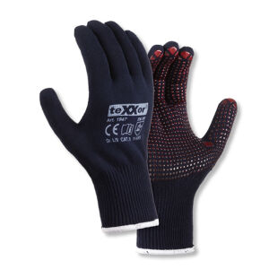 teXXor® Feinstrickhandschuhe Blau