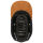 SINGER SMITH Anstoßkappe Snapback aus Veloursleder Braun/Schwarz EN 812