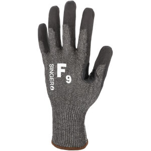 SINGER HDPE-Schnittschutzhandschuhe Grau/Schwarz Schnittschutz F EN 388
