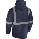 SINGER PARDAM Parka Marineblau mit Reflexstreifen EN 17353