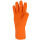 SINGER LATEXKREPP Latex-Handschuhe Orange, ca. 310 mm