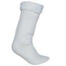 SINGER Stiefelsocken Weiß, warme Socken für...