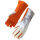 SINGER Feuerfester Lederhandschuh Orange, aluminiumbeschichtet