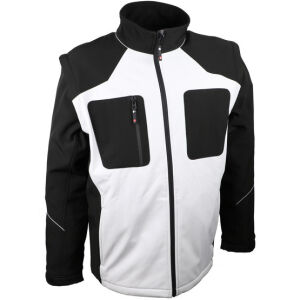 SINGER VANGOG Malerjacke Softshell Schwarz/Weiß