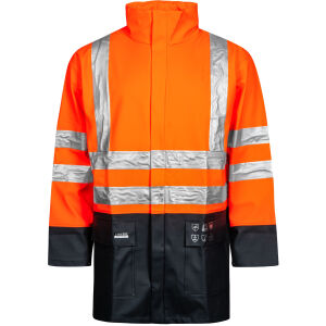 Lyngsøe Multinorm Hi-Vis Jacke PVC Orange/Navy