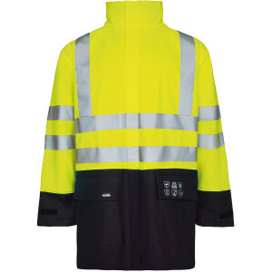 Lyngsøe Multinorm Hi-Vis Jacke PVC Gelb/Navy