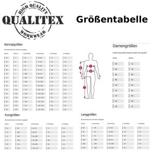 Qualitex Rallyekombi BW 240 - Arbeitsoverall Aus Baumwolle | Werkstatt Overall Mit Vielen Taschen
