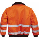 KORSAR Warnschutz-Pilotenjacke 3 in 1 Orange S