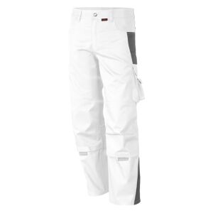QUALITEX PRO MG245 Bundhose Weiß/Grau Größe 48