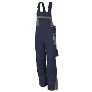 QUALITEX PRO MG245 Latzhose marine-grau 58
