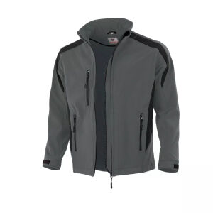 QUALITEX Softshelljacke Grau/Schwarz Gr. XL