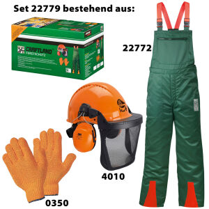 CRAFTLAND Forstschutzset mit KWF geprüfter Hose