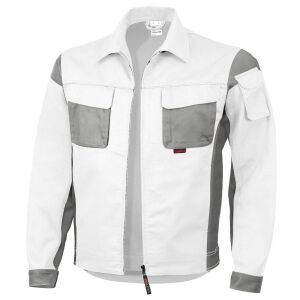QUALITEX PRO MG245 Bundjacke weiß-grau Größe S (42/44)