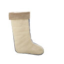 FELDTMANN Einziehstrümpfe mit Cordstulpe Beige Gr. 43
