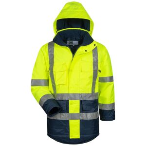 ELYSEE JANNIS Warnschutz-Parka Gelb/Marine XL