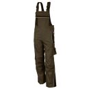 QUALITEX PRO MG245 Latzhose haselnuss-kastanie 54