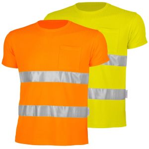 QUALITEX SIGNAL Warnschutz T-Shirt Orange/Gelb