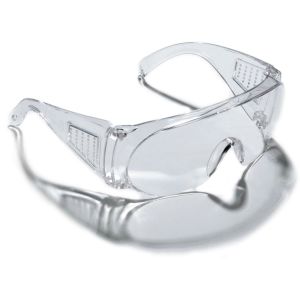 Überbrille Schutzbrille Arbeitsbrille Laborbrille von Tector 