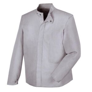 teXXor Aramid-Garn Leder-Jacke Grau