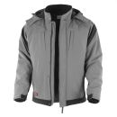 QUALITEX PRO Softshelljacke grau/schwarz Gr. XL
