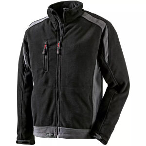 KORSAR SPIRIT Fleecejacke Schwarz/Grau Gr. M