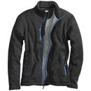 KORSAR EDEN Herren Strickfleecejacke Dunkelgrau/Royal XL