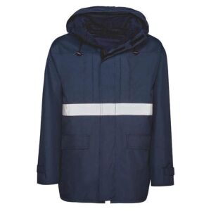 gammatex Wetterschutz-Jacke PRÄVENT 100 Navy Länge 85 cm inkl. Wechselfutter XL