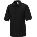 RUSSELL Mens Classic Polo-Shirt schwarz