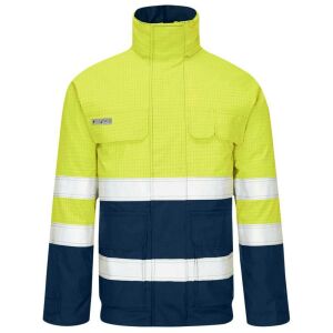 gammatex Warn-Wetterschutz-Jacke STARLINE Gelb/Navy Länge 70 cm inkl. Wechselfutter S
