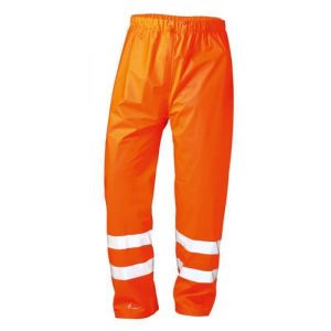NORWAY LINUS Warnschutz-PU-Regen-Bundhose Orange S