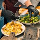 STRONGHAND SHATIN Nitril Einweg-Handschuhe Schwarz