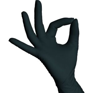 STRONGHAND SHATIN Nitril Einweg-Handschuhe Schwarz 10(XL)