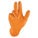 STRONGHAND GRIP Nitril Universal-Handschuhe Orange 7(S)