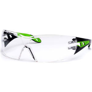 UVEX pheos Schutzbrille schwarz-grün