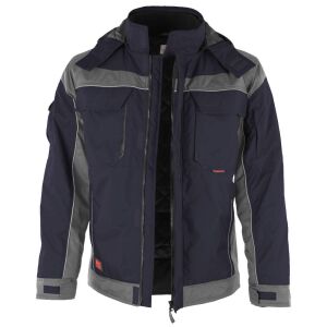 QUALITEX PRO Winterjacke marineblau/grau (203046) Gr. M