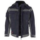 QUALITEX PRO Winterjacke marineblau/grau (203046) Gr. M