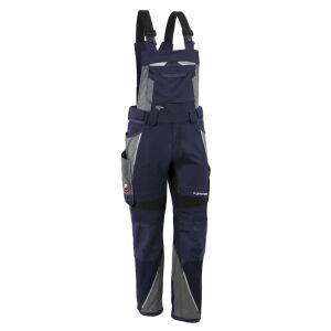 grizzlyskin Latzhose IRON marine/grau Gr. N50