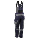 grizzlyskin Latzhose IRON marine/grau Gr. N50