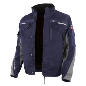 grizzlyskin Bundjacke IRON marine/grau Gr. M (46/48)