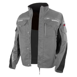 grizzlyskin Bundjacke IRON grau/schwarz Gr. L (50/52)