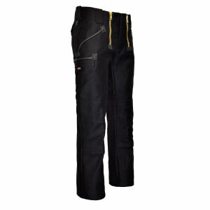 EIKO Exclusiv Zunfthose STUART mit Echtlederbesatz Schwarz 54