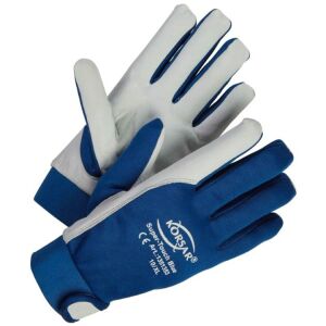 KORSAR SUPER-TOUCH BLUE Mechaniker-Handschuhe Blau/Weiß 10(XL)