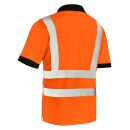 teXXor SYLT Warnschutz-Polo-Shirt Orange