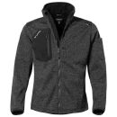 PROTECTANO Strickfleecejacke Schwarz XXL
