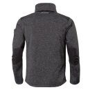 PROTECTANO Strickfleecejacke Schwarz XXL